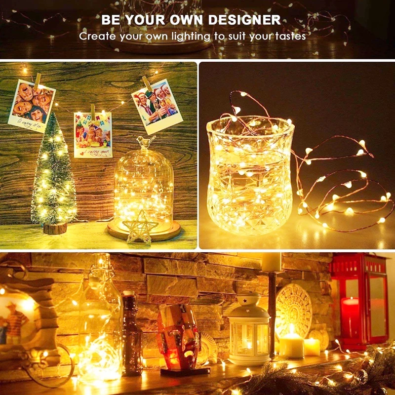 

Garland Christmas LED String Light Fairy Light Outdoor Waterproof Lamp String Home Party New Year Xmas Garland Decor 1/2/3/5/10M