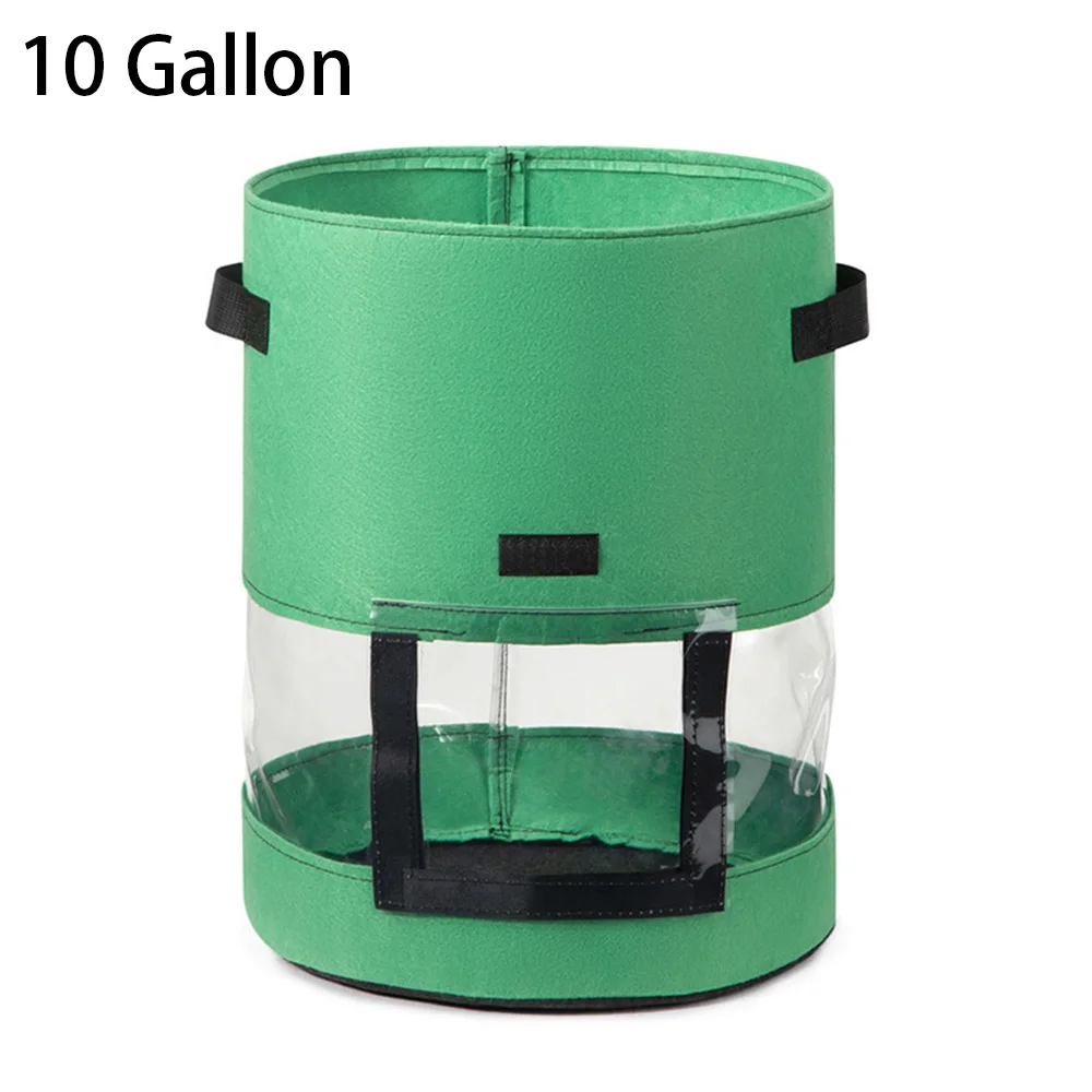 

Garden Planting Bag Round Grow Bag Flower Vegetable Breathable Grow Planter