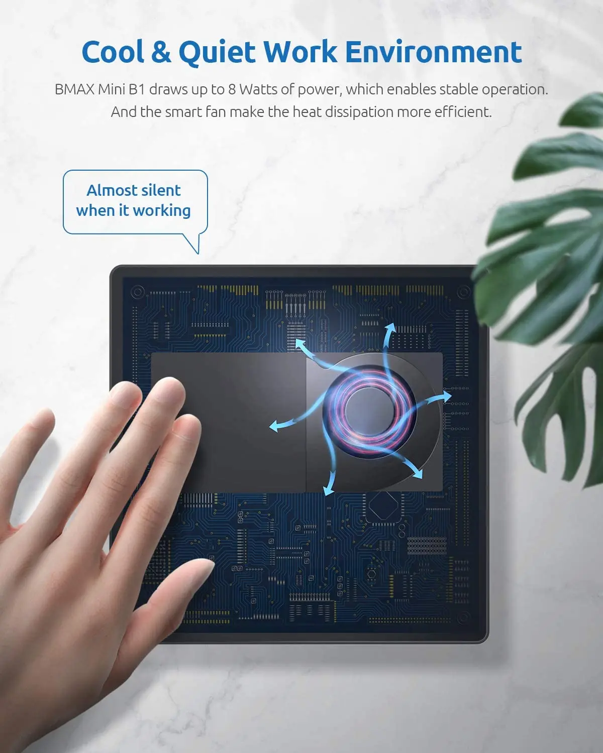 Bmax B1 мини-ПК Intel J3060 двухъядерный 4 ГБ ОЗУ 128 ГБ/256 ГБ/512 ГБ/1 ТБ 64 Гб eMMc Windows 10 двойной