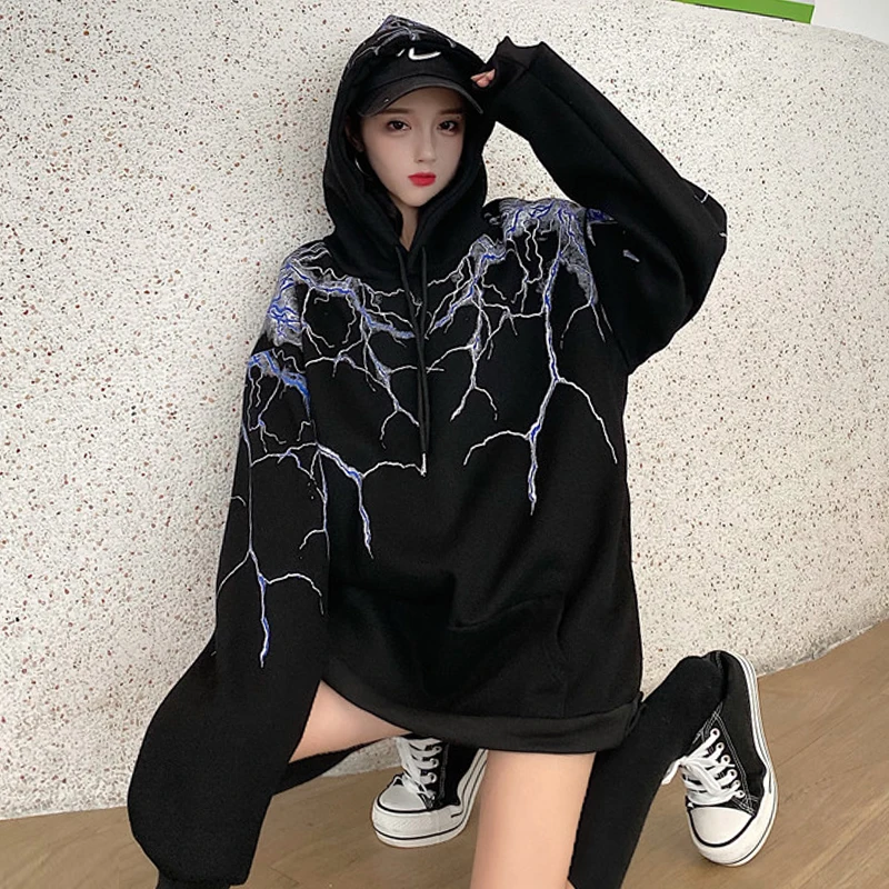 JoinYouth Harajuku теплые зимние толстовки женские японский стиль печати толстовки с капюшоном BF стиль Свободная Толстовка Мода J378
