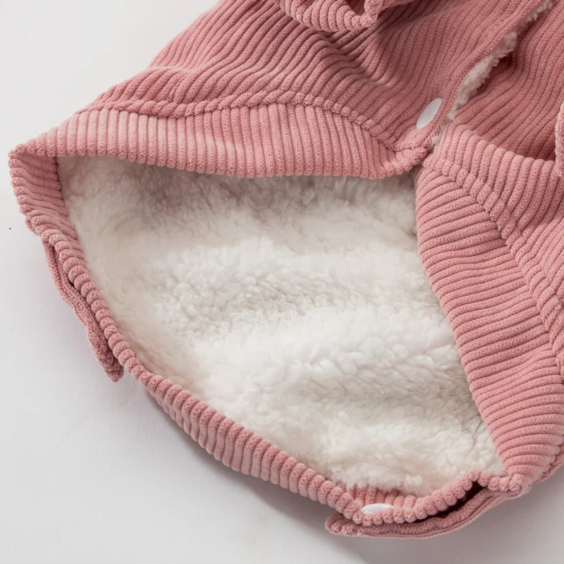 Одежда для собак Hipidog зимние маленькие вельветовые комбинированные теплые