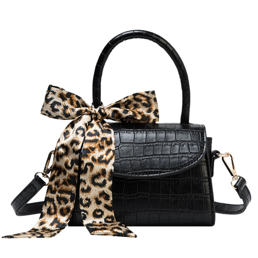 

PU Leather Mini Bag Handbags For Women Crocodile Pattern Female Crossbody Bags Shopping School Fashion Girls Shoulder Bag