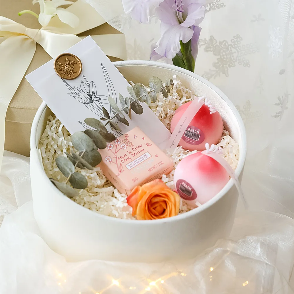 1pcs Artificial Peach Candle Romantic Cute Soy Wax Aromatherapy Small Scent Relaxing Birthday Wedding Party Gift Home Decoration | Дом и сад