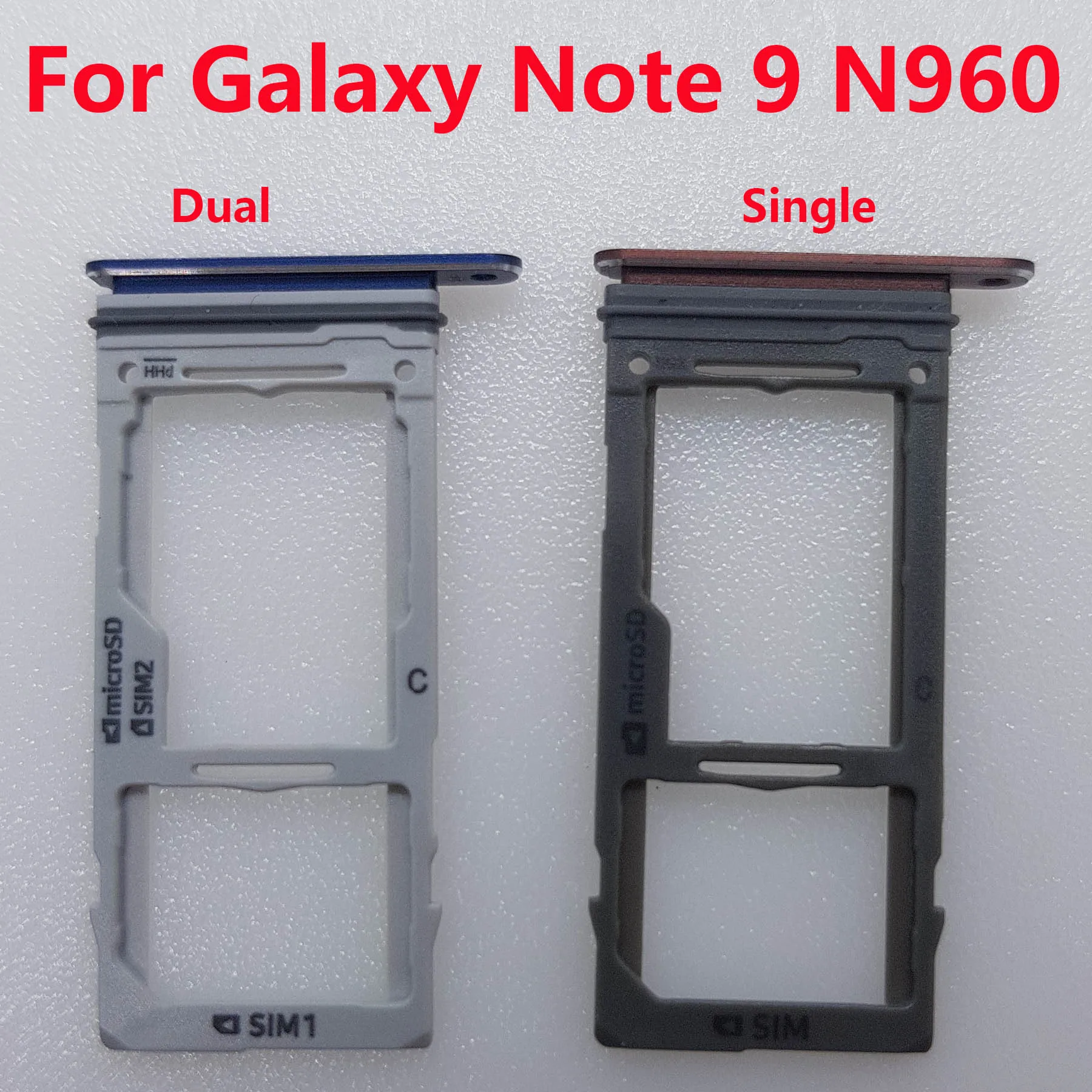 Держатель для карт памяти Micro SD Samsung Galaxy Note 9 N960 N960U N960F N9600 N960FD|Шлейфы мобильных