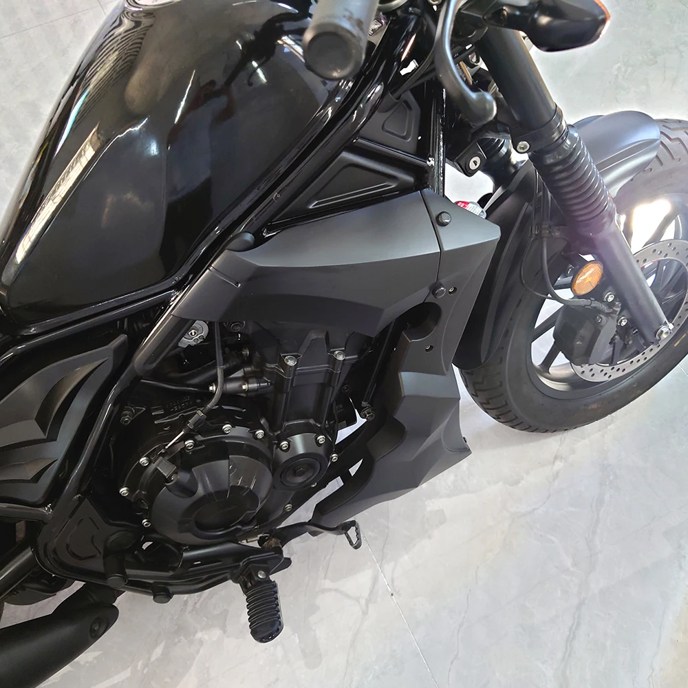 

CMX300 CMX500 Motorcycle Side Cover Cowl Fairing Belly Pan Fender Under Body Frame Covers 2017-2022 For Honda Rebel CMX 300 500