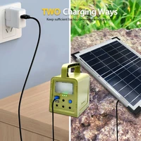 portable 84wh panel power station kit outdoor emergency solar energy power storage generator lighting set