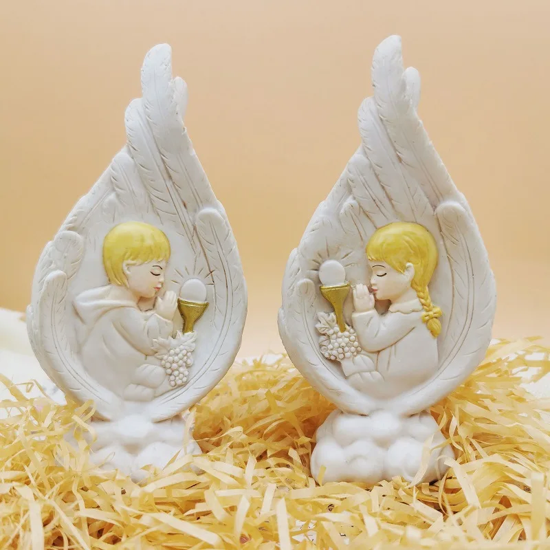 Статуя Святого семейства Коллекционные фигурки Священная Смола ручной работы