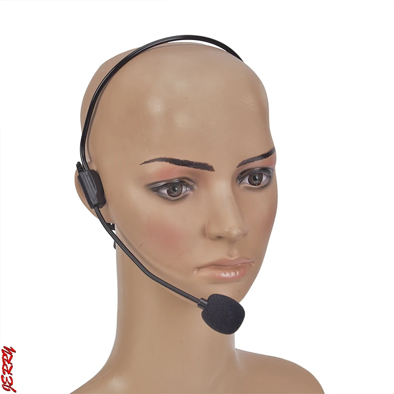 

Portable Headset Microphone Wired 3.5mm Moving Coil Earphone Dynamic Jack Mic For Loudspeaker Tour Guide Teaching Lecture