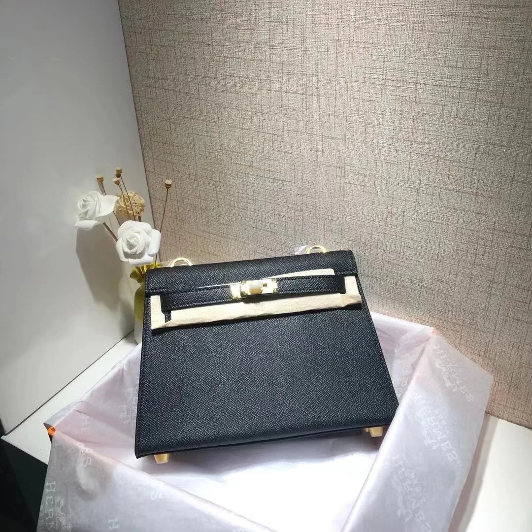 

Women Top Handbag One Shoulder And Crossbody Bag Classic Genuine Cow Leather High Quality The New Style Fashion 2021 6Color 22cm