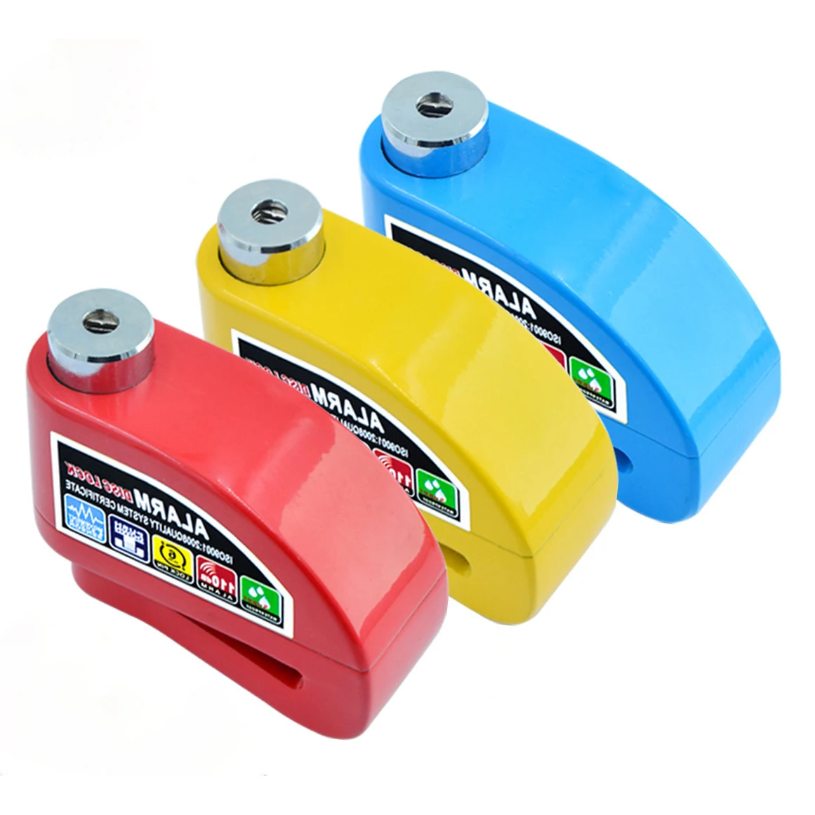 

Universal Motorcycle Zinc Alloy Disc Brake Lock Scooter Anti-theft Security Alarm DC 12V Moto Alarms Motor Waterproof Alarma