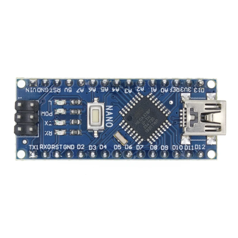 Blue-welded-328 Nano с Загрузчиком совместимый Nano 3,0 контроллер для arduino CH340 USB драйвер 16 МГц Nano v3.0 ATMEGA328P/168 P - Цвет: Blue-welded-328