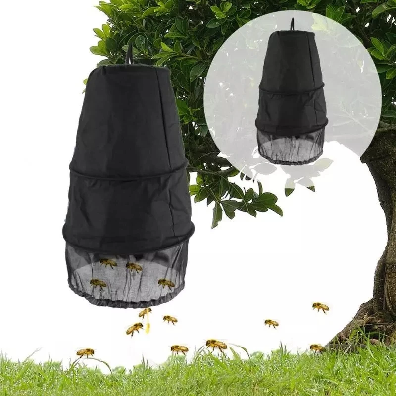 

Bee Collecting Cage Black Wild Bags Lure Bee Cage For Collecting Wild Beekeeping Supplies Catching Tool