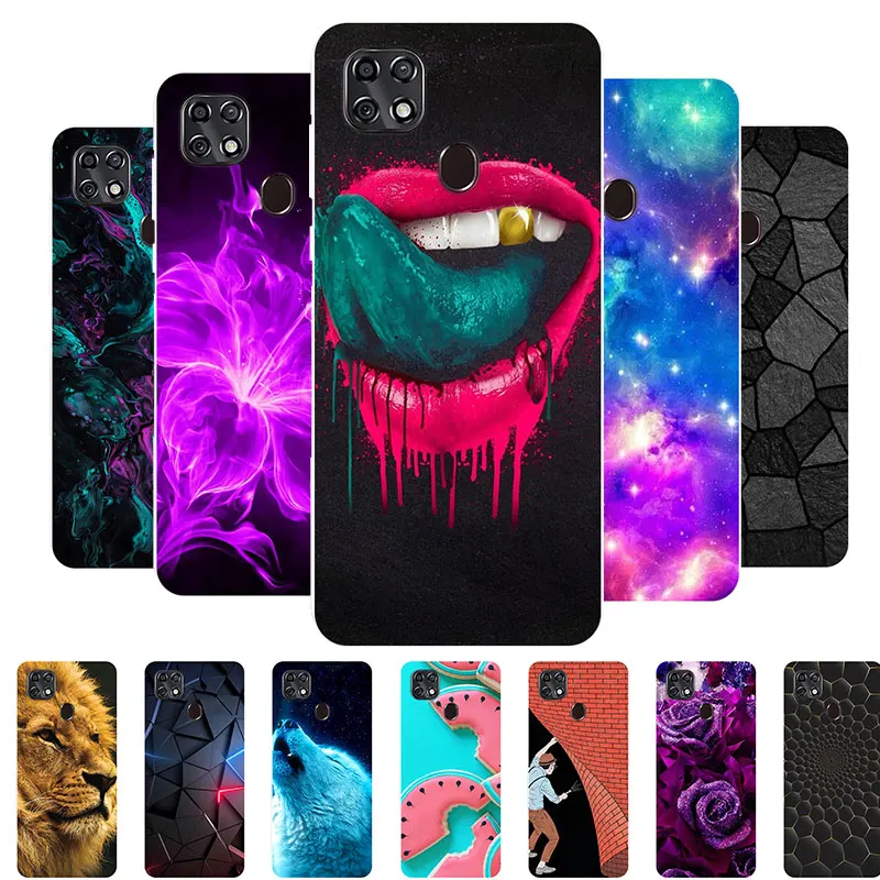 

Phone Case For ZTE Blade 20 Smart Case Bumper Silicone Cover For ZTE Blade 20 Smart 2019 Soft Painted Case for Blade20 V1050