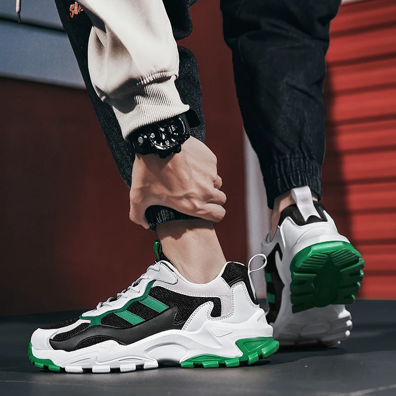 

New Men Trend Casual Shoes for Men Fashion Mesh Light Breathable Sport Running Jogging Shoes Man Sneakers
