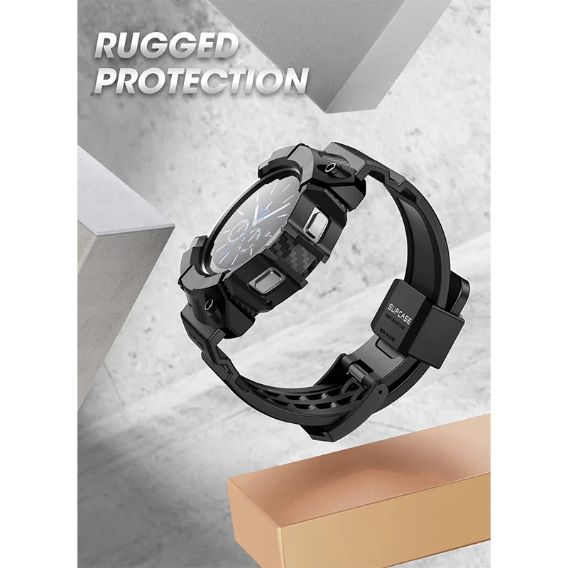 supcase ub pro for samsung galaxy watch 4 classic case 46mm 2021 release rugged protective cover with watch strap bands free global shipping