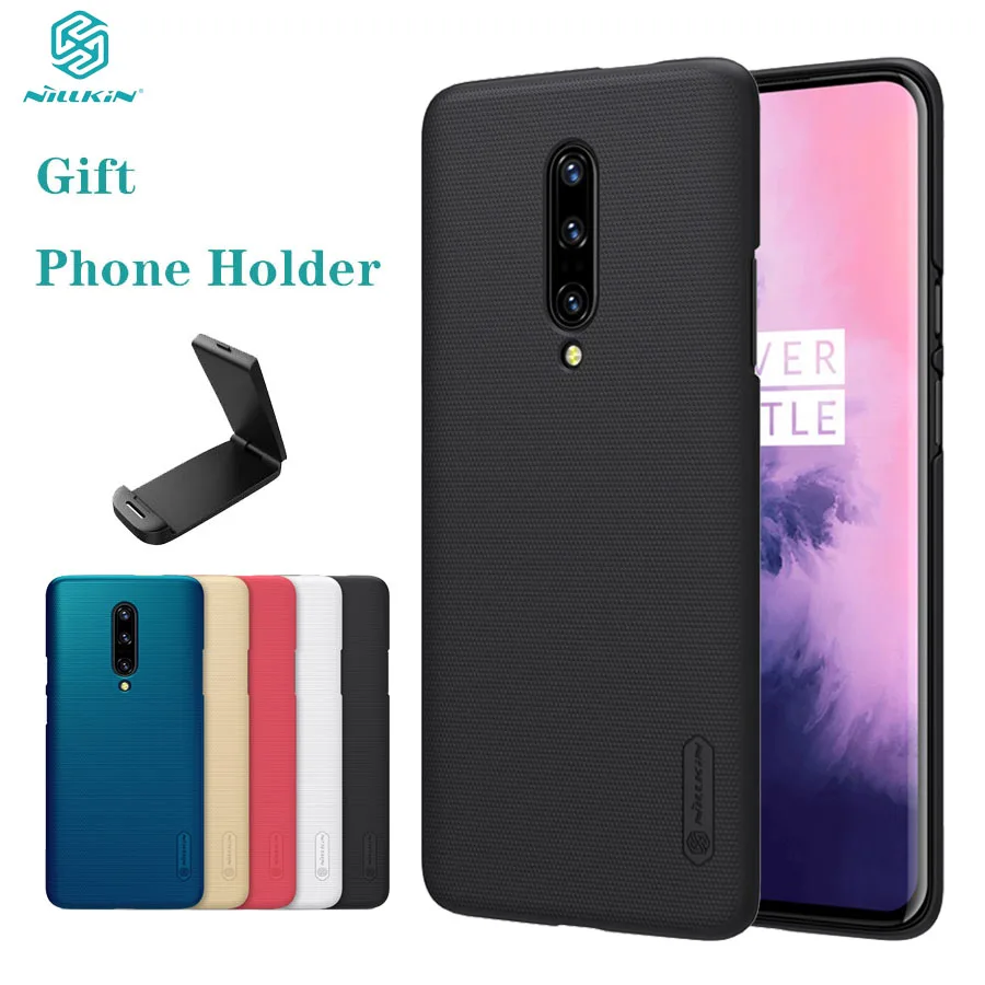 Для OnePlus 7 Pro Чехол OnePlus7 чехол Nillkin Super Frosted Shield жесткая задняя панель из поликарбоната защитный чехол для телефона OnePlus 7 Pro