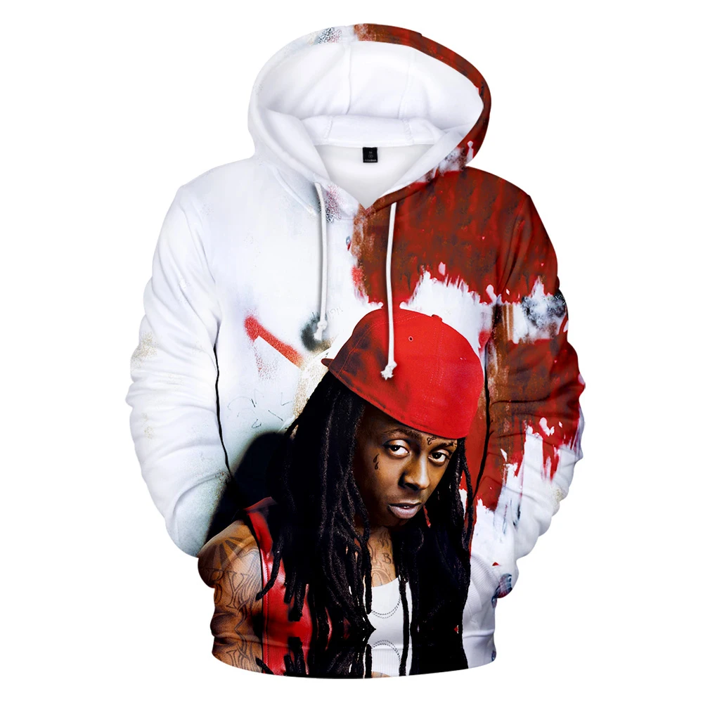

Cartoon Mode Hip Hop Lil Wayne 3D Hoodiesmen/women Fashion Hip-hop Casual Rapper Lil Wayne Hot