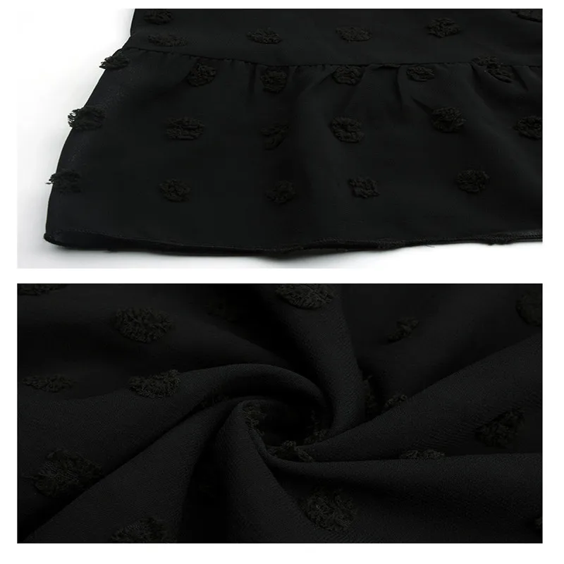 

V-neck dress 2021 spring solid color long-sleeved high-waist temperament commuter lotus leaf sleeve polyester knee-length skirt