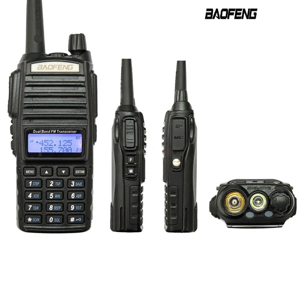 BAOFENG 82HP двухстороннее радио двойной PTT режим ожидания TX 3 рабочий для охоты