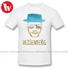 Heisenberg футболка Летняя мужская забавная футболка 100 хлопок мультяшная пдрин футболка уличная одежда футболка мужская повседневная футболка 4XL