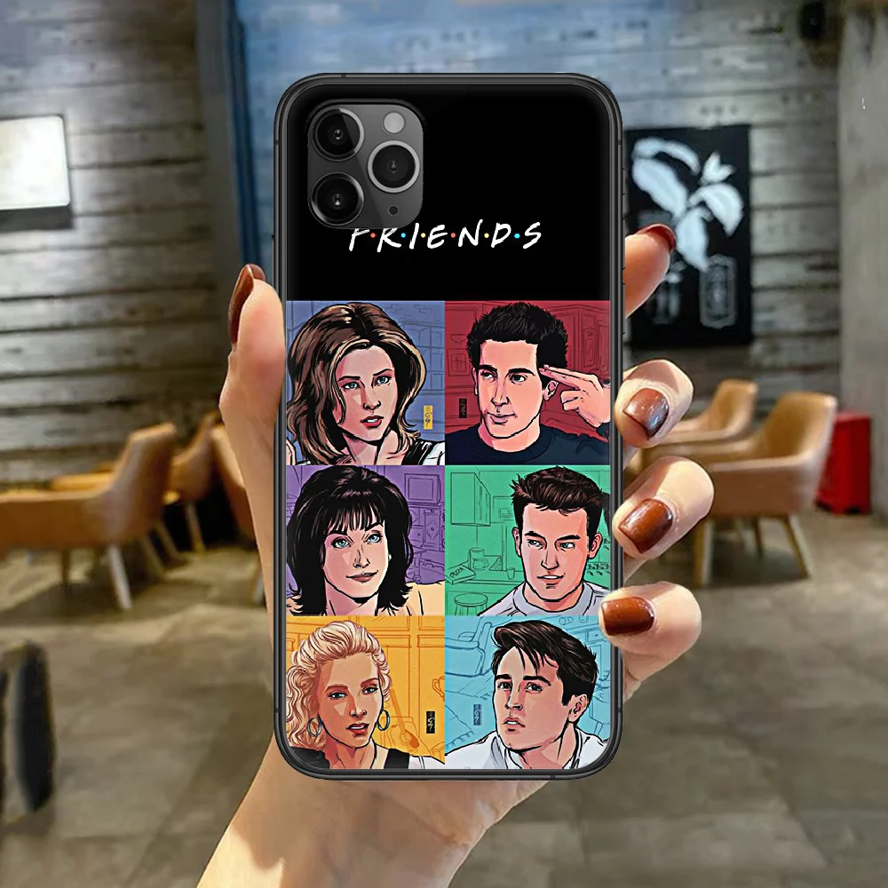 

Friends Quotes TV Shows Phone Case Cover For Iphone 5 5S 6 6S PLUS 7 8 11 12 Mini X XR XS PRO SE 2020 MAX black Bumper Soft