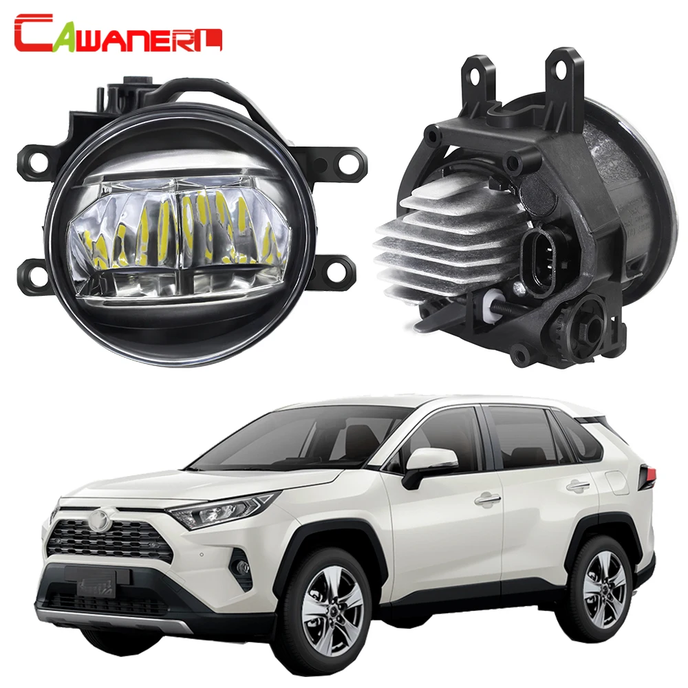 

2 Pieces Car Front Bumper Fog Light Assembly For Toyota RAV 4 RAV4 2019 2020 LED Fog Daytime Running Lamp DRL 30W 4000LM 12V