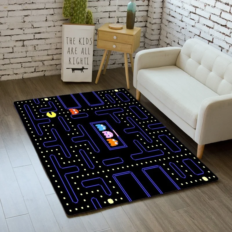 Game Console Rug Carpet In The Living Room 3D Printing Cartoon Bedroom Balcony Entrance Door Mat Floor Home Decoration | Дом и сад
