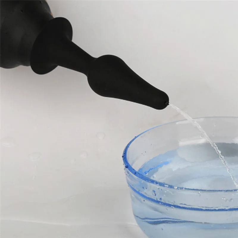 Силиконовая клизма Modun лампочка для мужчин и женщин интимная мойка прямая