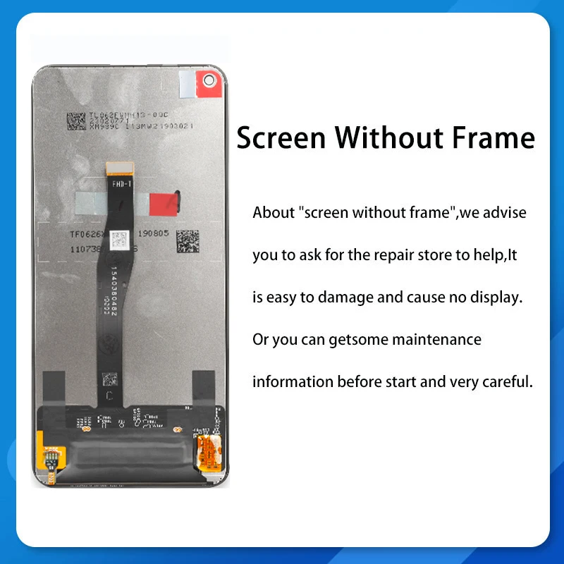

Original 6.26'' Original For Huawei Nova 5T LCD Touch Screen Digitizer Assembly YAL-L21 L61A L61D L71A LCD Display Replacement