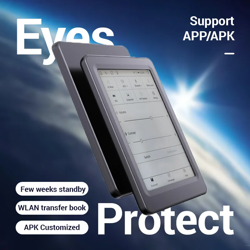 

X6 WIFI eBook Reader 6 inch Touch screen eReader e-ink Front Light KD1 300PPI Resolution 1072×1448 Multifunctional e-book