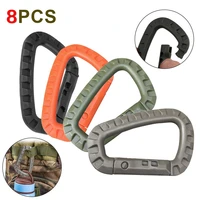 carabiner elastic lightweight d ring carabiner hanging hook clip mountaineering buckle for outdoor backpacking camping hiking