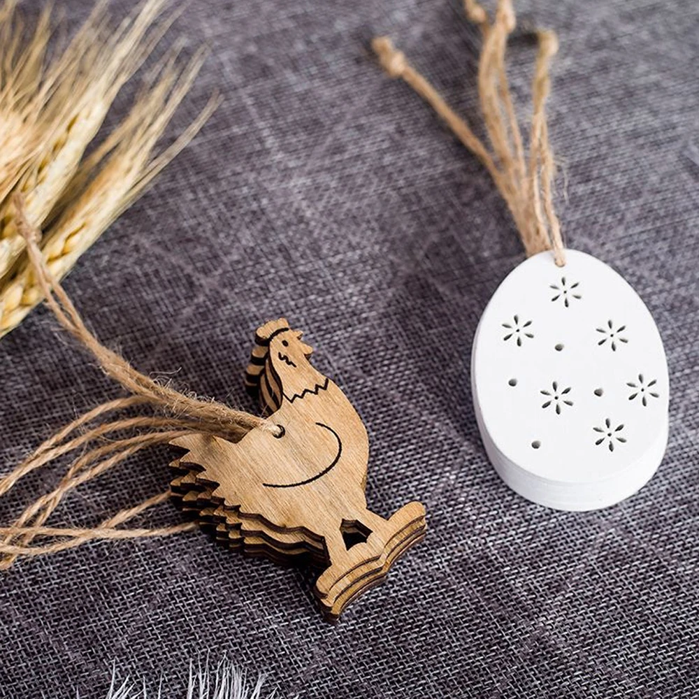 8 шт. пасхальные реквизиты деревянная подвеска петух куриные яйца Цветочный