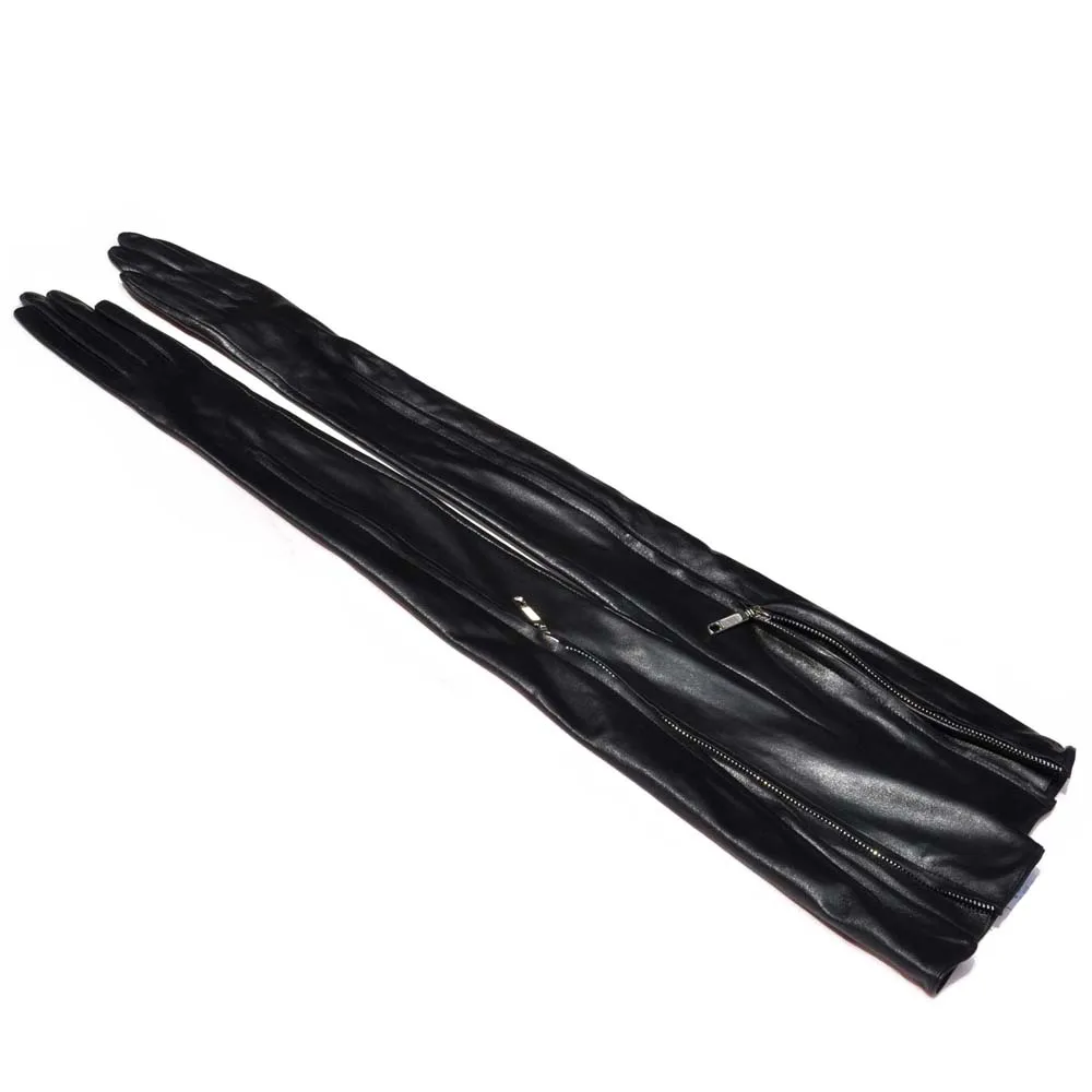 На заказ 30 см до 80 длинный топ из овечьей кожи Средний Невидимый молния длинные