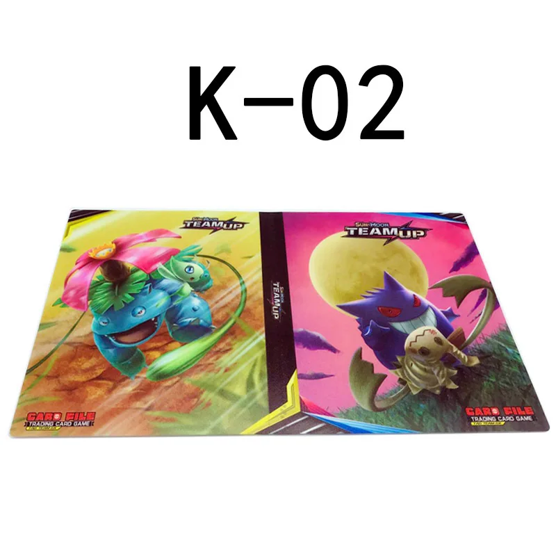 K02 Мультфильм Аниме Карманный Монстр Пикачу 240 шт. держатель Альбом игрушки Коллекция Покемон карты Альбом топ для детей подарок - Цвет: K02