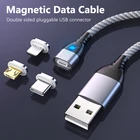 Магнитный кабель GREENPORT Usb Type-C, Micro мобильный телефон, для быстрой зарядки и передачи данных, 3 А, для iPhone, Huawei, Xiaomi