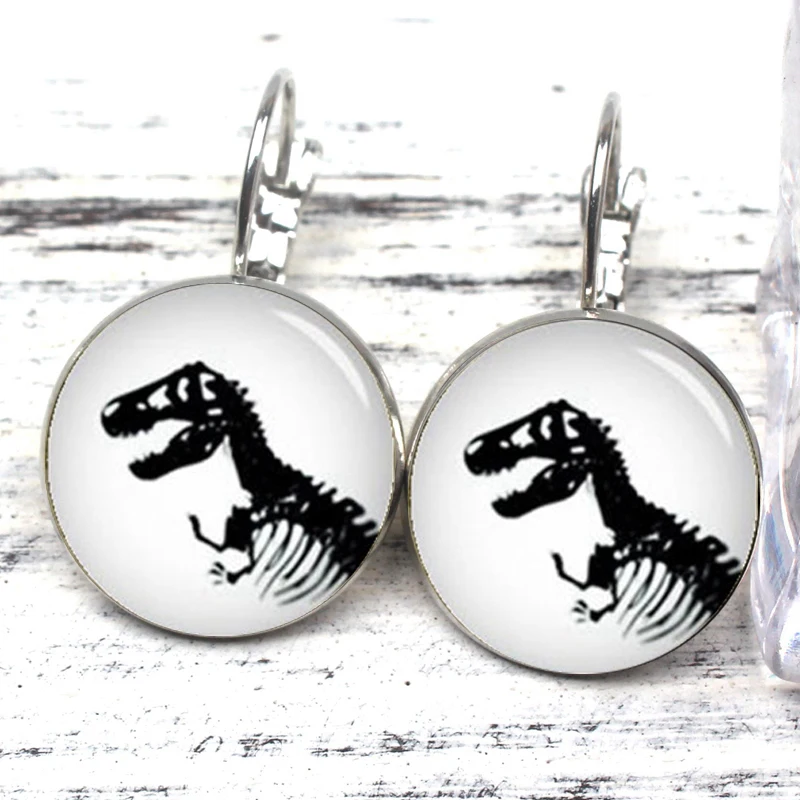 Серьги с изображением собачки и Аватара в минималистском стиле ретро милые