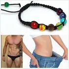 Женский браслет из натурального камня, черный лечебный браслет с бусинами