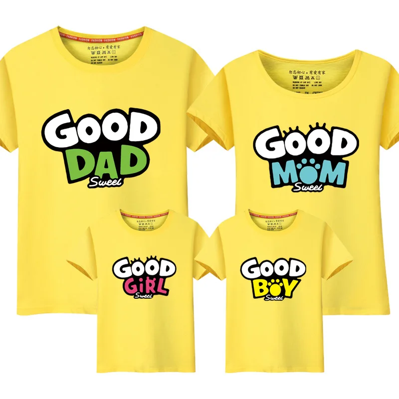 Матери и сын сочетающаяся одежда семейный образ летние рубашки женская детская