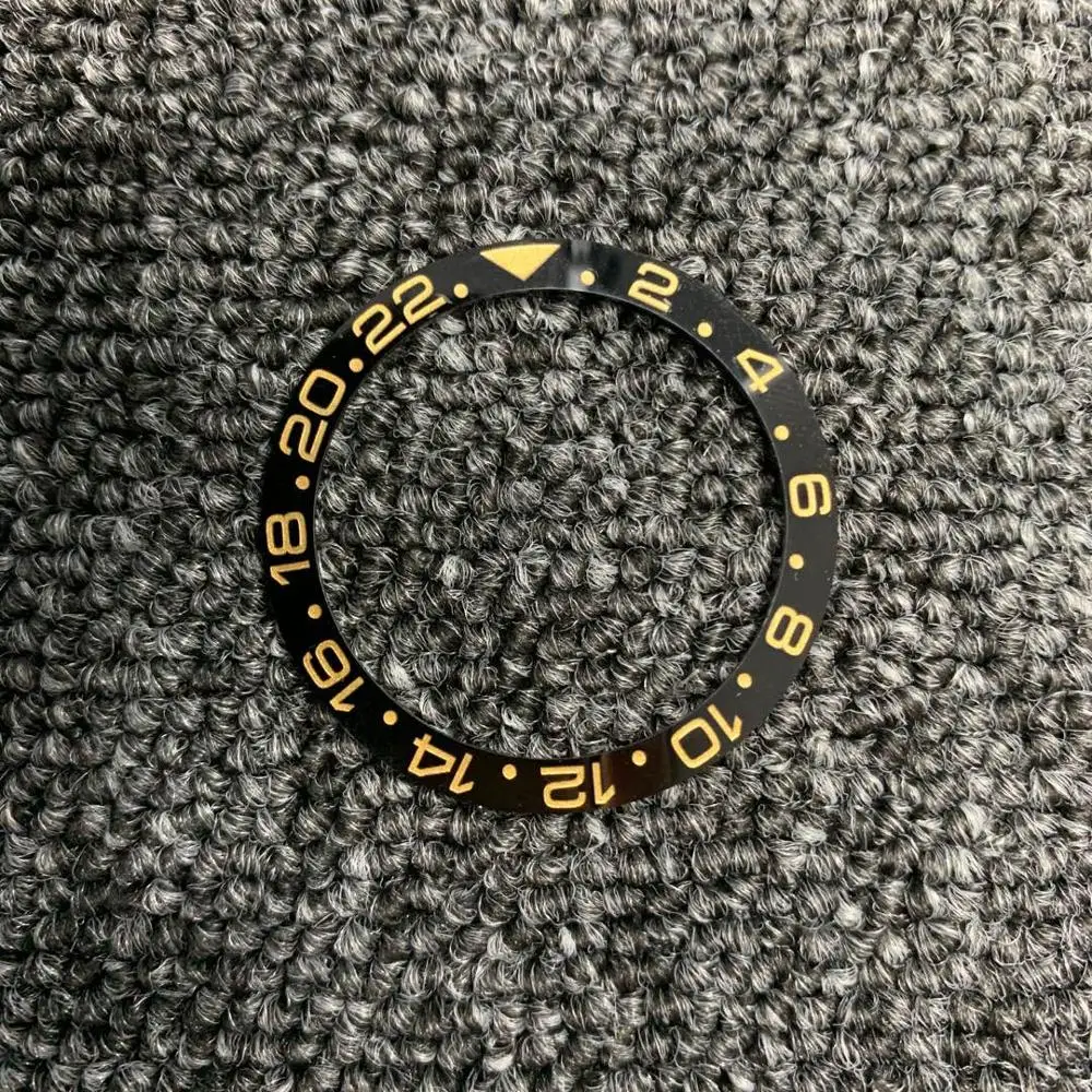 

Brand new 38mm high-quality ceramic bezel inserts, used for big brand watches and watch replacement parts. Blue/black/orange/red