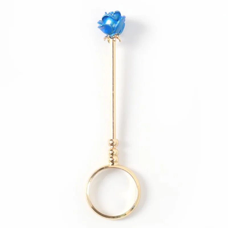 Галстук для креативного кольца держатель с розовым дымом зажим Женский сигарет