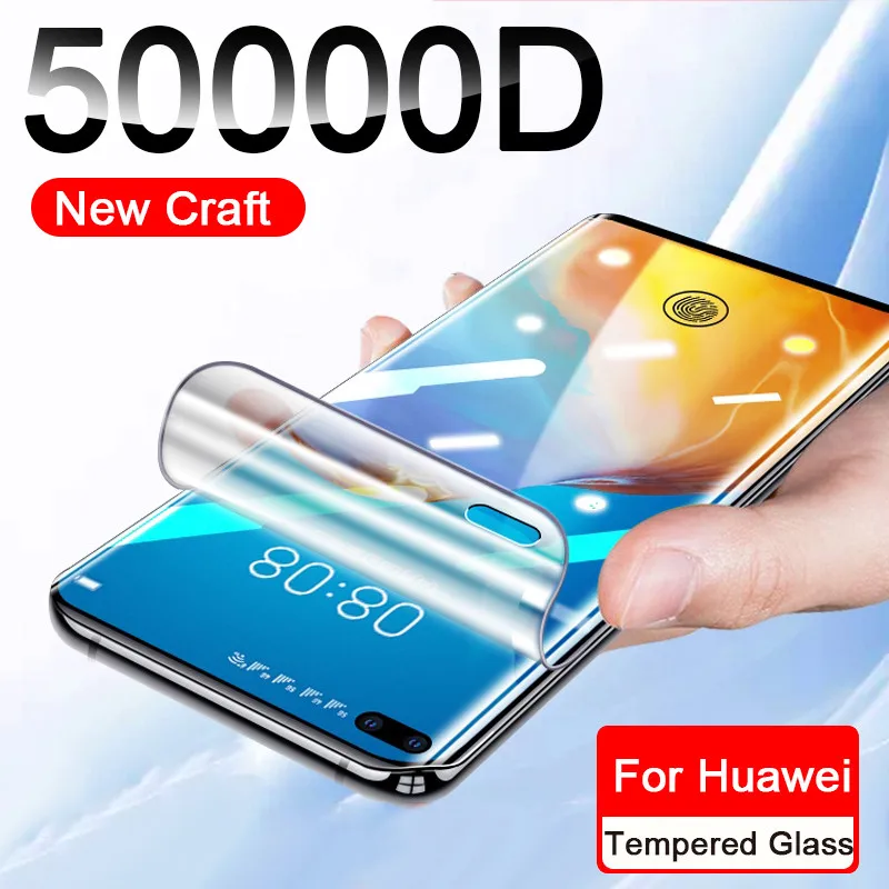 Защитная пленка для Huawei P30 Pro P40 P10 P20 Lite Mate 40 30 20 10 P Smart 2019 Гидрогелевая полное