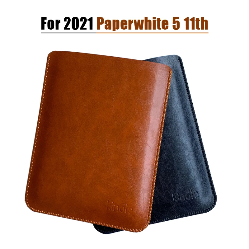 

NEW PU Leather Sleeve For 2021 All New Kindle Paperwhite 5 Edition Case 6.8 Inch 11th Generation E-Readers Funda Cover
