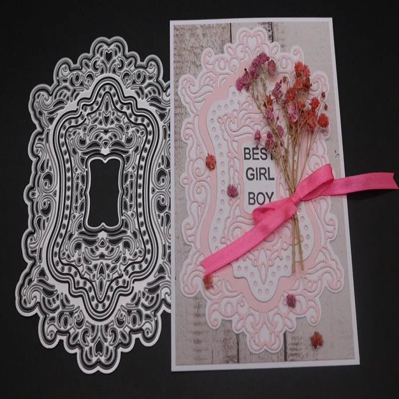 Пресс формы для фоторамки металлический трафарет 2019 изготовления карт Рельефная