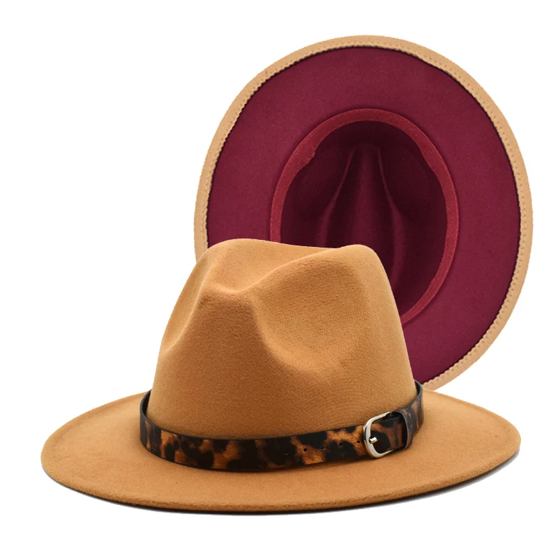 Elegant Lady's Black Bowler Hat Hat Spring And Autumn Imitation Wool Hat Outdoor Travel Hat Jazz Hat Male Panama Hat F54