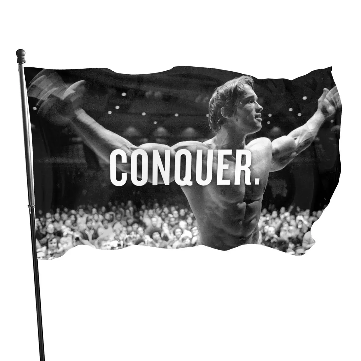 

90cmX150cm Arnold Schwarzenegger Conquered The Stadium Flag Decorative Flag