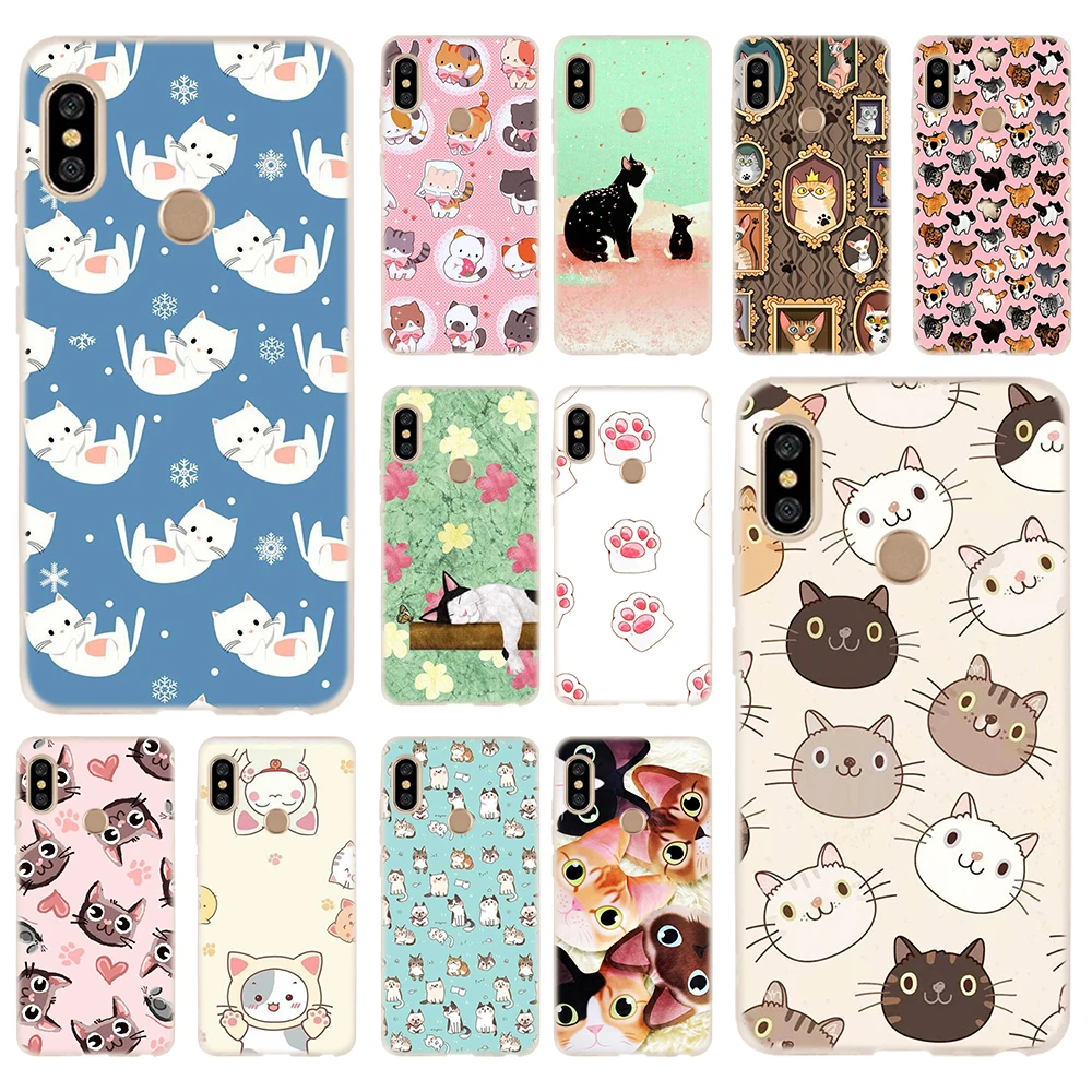 Мягкая термополиуретановая крышка чехол для Coque Xiaomi Redmi 4X 4A 6A 7a Y3 K20 5 Plus Note 8 iPhone 7 6