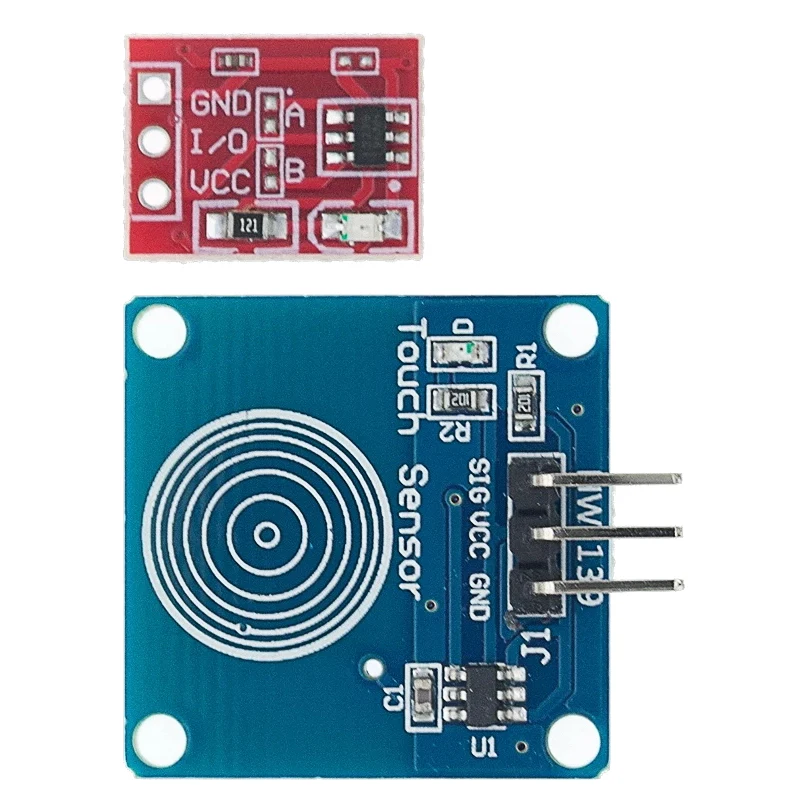 Сенсорный модуль переключателя TTP223 сенсорная кнопка с самоблокировкой/без