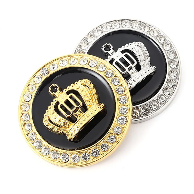 

3D Metal Diamond Crown Gold Royal Car Sticker Emblem Badge Decals for Toyota Lexus Nissan Honda VW Mercedes BMW Audi Ford Focus