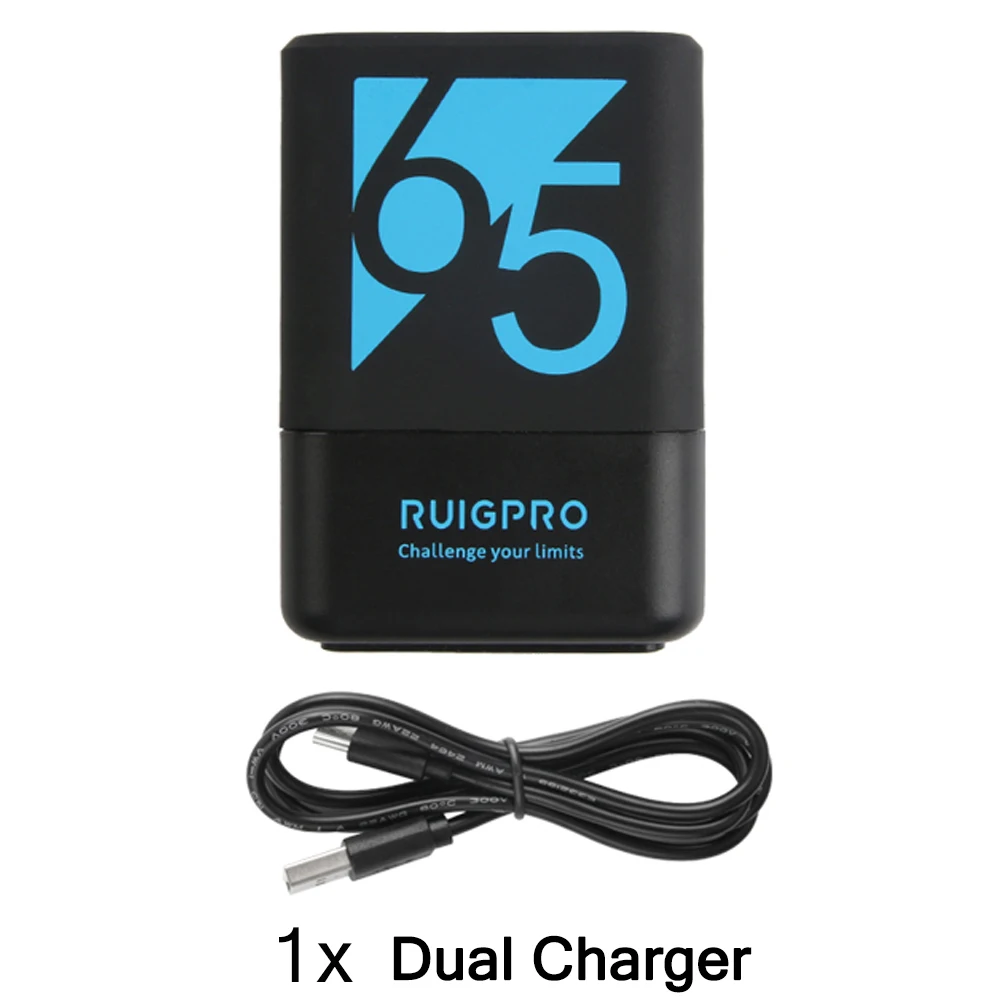 1charger 2 шт 1220mah аккумуляторная батарея Hero5 6 7 8 двойное зарядное устройство для GoPro Hero 8 7 6 GoPro 5 Черная Спортивная камера - Цвет: 1charger