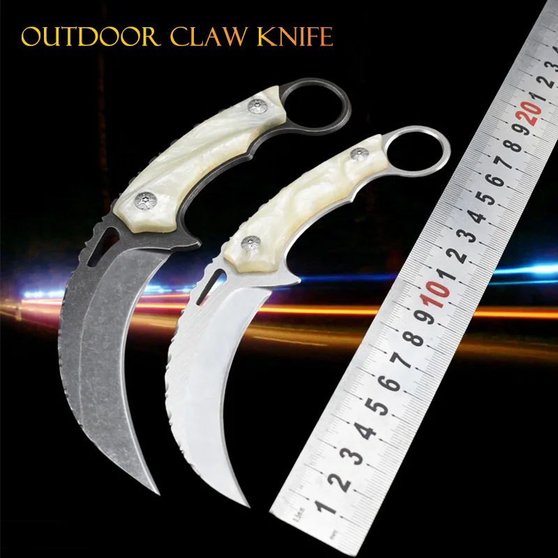 Ножи карамбит ястреб коготь ястреба нож для выживания на природе защиты